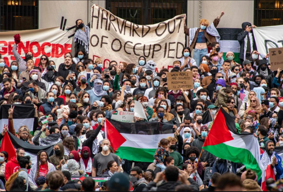 Riot Police arrest Palestine Protesters at top Universities